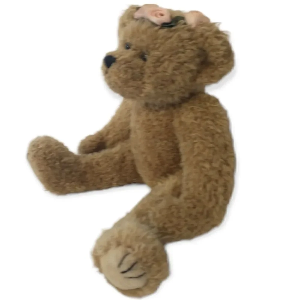 Ty Attic Treasure Eve Teddy Bear Plush Vtg 1993 #6106 Stuffed Animals Flowers.‎